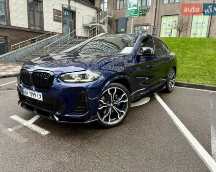 Синий БМВ Х4, объемом двигателя 3 л и пробегом 80 тыс. км за 62000 $, фото 1 на Automoto.ua