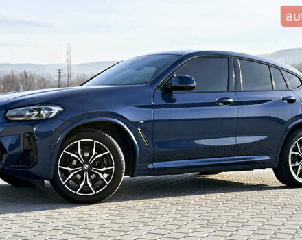 Синий БМВ Х4, объемом двигателя 2 л и пробегом 55 тыс. км за 59999 $, фото 1 на Automoto.ua