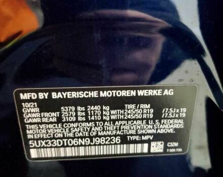 Синий БМВ Х4, объемом двигателя 2 л и пробегом 55 тыс. км за 500 $, фото 12 на Automoto.ua