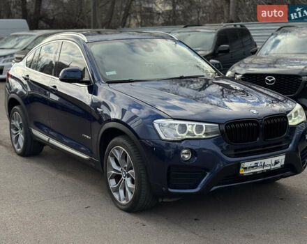 Синий БМВ Х4, объемом двигателя 2 л и пробегом 170 тыс. км за 21800 $, фото 1 на Automoto.ua