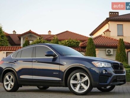 Синій БМВ Х4, об'ємом двигуна 2 л та пробігом 71 тис. км за 22999 $, фото 1 на Automoto.ua