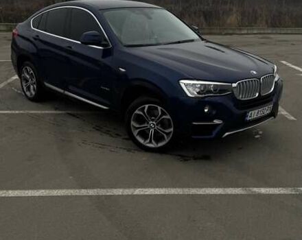 Синий БМВ Х4, объемом двигателя 2 л и пробегом 36 тыс. км за 31500 $, фото 1 на Automoto.ua
