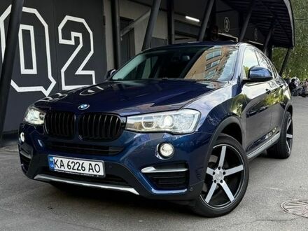 Синий БМВ Х4, объемом двигателя 2 л и пробегом 120 тыс. км за 26666 $, фото 1 на Automoto.ua