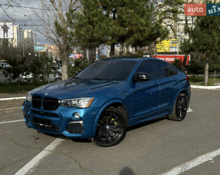 Синий БМВ Х4, объемом двигателя 2.98 л и пробегом 130 тыс. км за 28300 $, фото 1 на Automoto.ua