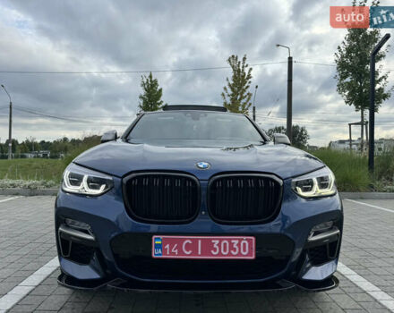 Синий БМВ Х4, объемом двигателя 3 л и пробегом 139 тыс. км за 36500 $, фото 1 на Automoto.ua