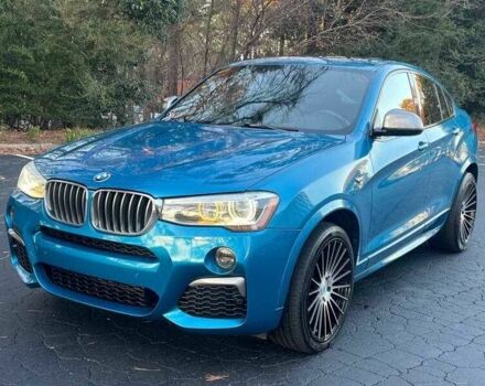 Синий БМВ Х4, объемом двигателя 3 л и пробегом 43 тыс. км за 7300 $, фото 1 на Automoto.ua
