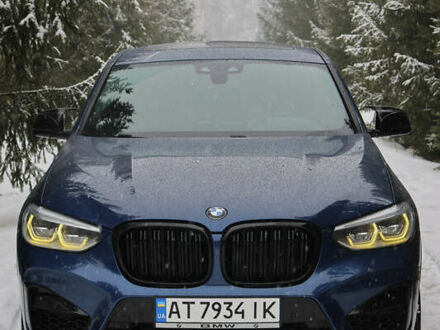 Синій БМВ Х4, об'ємом двигуна 2 л та пробігом 73 тис. км за 37990 $, фото 1 на Automoto.ua