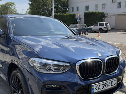 Синій БМВ Х4, об'ємом двигуна 2 л та пробігом 85 тис. км за 42520 $, фото 1 на Automoto.ua