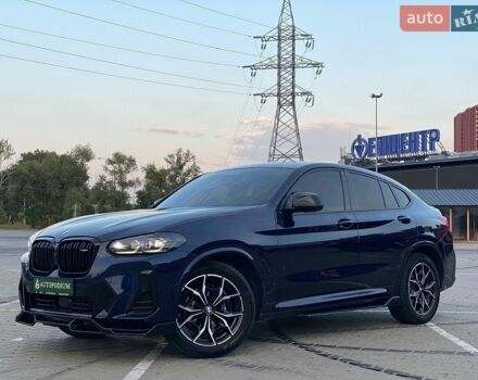 Синий БМВ Х4, объемом двигателя 3 л и пробегом 87 тыс. км за 54900 $, фото 1 на Automoto.ua