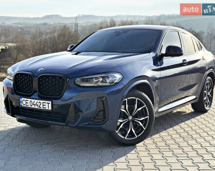 Синий БМВ Х4, объемом двигателя 2 л и пробегом 55 тыс. км за 59999 $, фото 1 на Automoto.ua