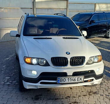 Белый БМВ Х5, объемом двигателя 3 л и пробегом 340 тыс. км за 8600 $, фото 4 на Automoto.ua