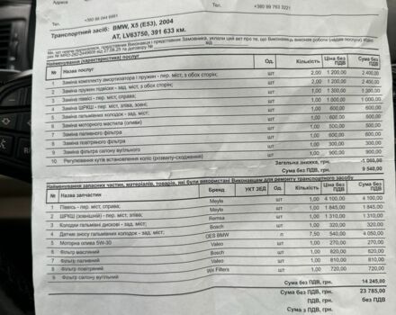 Белый БМВ Х5, объемом двигателя 3 л и пробегом 393 тыс. км за 5400 $, фото 21 на Automoto.ua