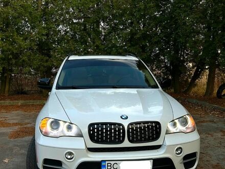 Белый БМВ Х5, объемом двигателя 3 л и пробегом 210 тыс. км за 13999 $, фото 1 на Automoto.ua