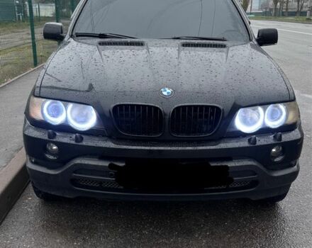 Черный БМВ Х5, объемом двигателя 3 л и пробегом 215 тыс. км за 4000 $, фото 1 на Automoto.ua