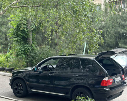 Черный БМВ Х5, объемом двигателя 4.4 л и пробегом 356 тыс. км за 9000 $, фото 2 на Automoto.ua