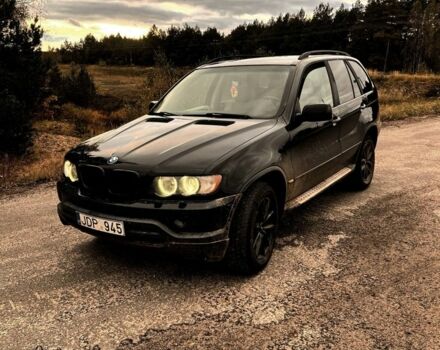 Черный БМВ Х5, объемом двигателя 3 л и пробегом 413 тыс. км за 7200 $, фото 1 на Automoto.ua