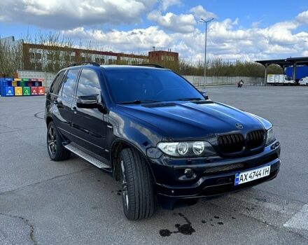 Черный БМВ Х5, объемом двигателя 4.6 л и пробегом 346 тыс. км за 8000 $, фото 4 на Automoto.ua
