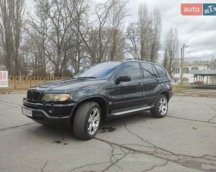 Черный БМВ Х5, объемом двигателя 4.4 л и пробегом 233 тыс. км за 9500 $, фото 1 на Automoto.ua