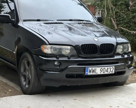 Черный БМВ Х5, объемом двигателя 3 л и пробегом 300 тыс. км за 3950 $, фото 1 на Automoto.ua