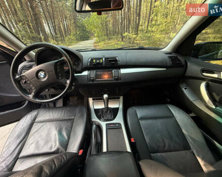 Черный БМВ Х5, объемом двигателя 3 л и пробегом 280 тыс. км за 9300 $, фото 7 на Automoto.ua