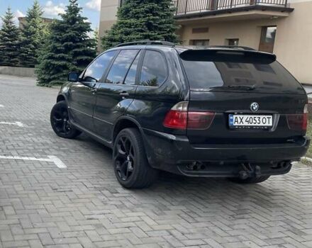 Черный БМВ Х5, объемом двигателя 3 л и пробегом 378 тыс. км за 12000 $, фото 1 на Automoto.ua