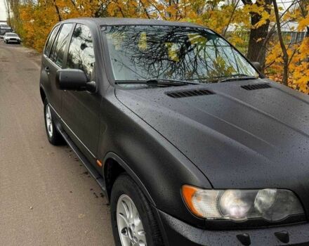 Черный БМВ Х5, объемом двигателя 3 л и пробегом 350 тыс. км за 5500 $, фото 1 на Automoto.ua