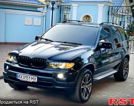 Черный БМВ Х5, объемом двигателя 3 л и пробегом 370 тыс. км за 7850 $, фото 2 на Automoto.ua