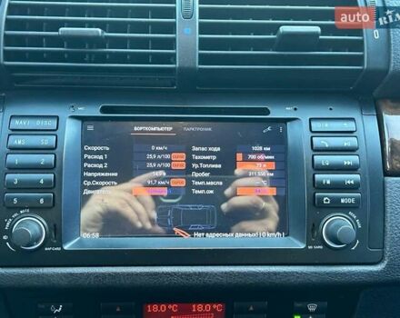 Черный БМВ Х5, объемом двигателя 4.4 л и пробегом 311 тыс. км за 9500 $, фото 24 на Automoto.ua