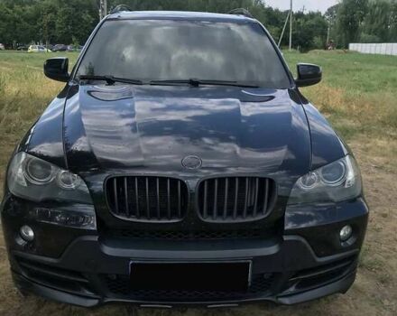 Чорний БМВ Х5, об'ємом двигуна 4.8 л та пробігом 220 тис. км за 10500 $, фото 1 на Automoto.ua