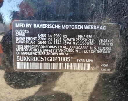 Черный БМВ Х5, объемом двигателя 0 л и пробегом 63 тыс. км за 5000 $, фото 12 на Automoto.ua