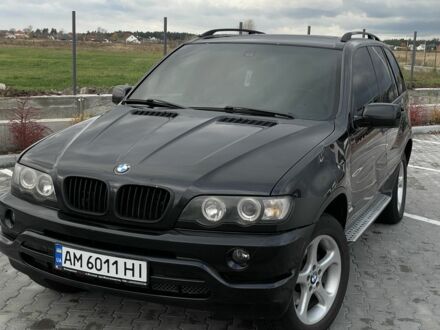 Черный БМВ Х5, объемом двигателя 3 л и пробегом 400 тыс. км за 6400 $, фото 1 на Automoto.ua