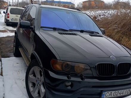 Черный БМВ Х5, объемом двигателя 3 л и пробегом 300 тыс. км за 6800 $, фото 1 на Automoto.ua