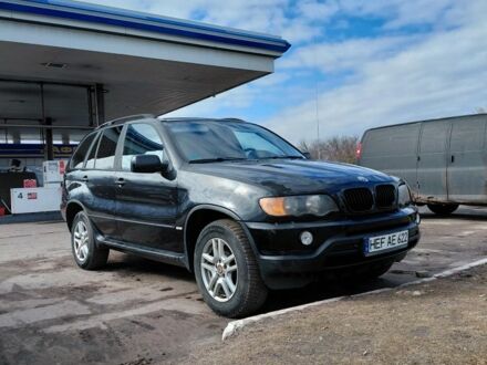 Черный БМВ Х5, объемом двигателя 3 л и пробегом 307 тыс. км за 4200 $, фото 1 на Automoto.ua