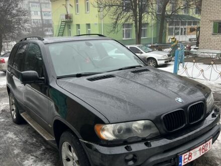 Черный БМВ Х5, объемом двигателя 3 л и пробегом 379 тыс. км за 5500 $, фото 1 на Automoto.ua