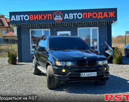 Черный БМВ Х5, объемом двигателя 3 л и пробегом 283 тыс. км за 10800 $, фото 1 на Automoto.ua