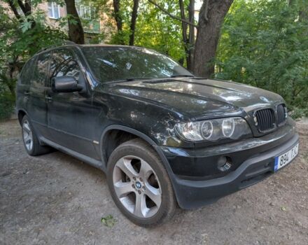 Черный БМВ Х5, объемом двигателя 3 л и пробегом 425 тыс. км за 4996 $, фото 1 на Automoto.ua