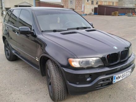 Черный БМВ Х5, объемом двигателя 3 л и пробегом 200 тыс. км за 5500 $, фото 1 на Automoto.ua