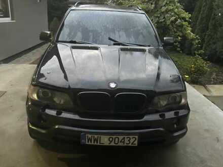 Чорний БМВ Х5, об'ємом двигуна 3 л та пробігом 300 тис. км за 4500 $, фото 1 на Automoto.ua