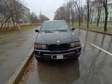 Черный БМВ Х5, объемом двигателя 3 л и пробегом 380 тыс. км за 6200 $, фото 1 на Automoto.ua