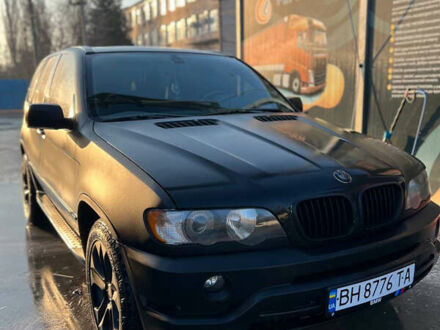 Черный БМВ Х5, объемом двигателя 3 л и пробегом 425 тыс. км за 8700 $, фото 1 на Automoto.ua