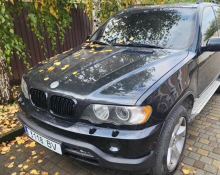 Черный БМВ Х5, объемом двигателя 3 л и пробегом 425 тыс. км за 5504 $, фото 1 на Automoto.ua