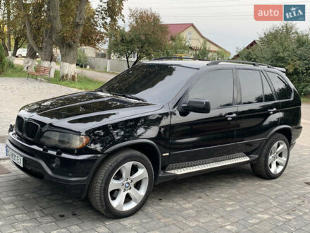 Черный БМВ Х5, объемом двигателя 4.4 л и пробегом 377 тыс. км за 6500 $, фото 1 на Automoto.ua