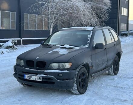 Черный БМВ Х5, объемом двигателя 3 л и пробегом 300 тыс. км за 3650 $, фото 1 на Automoto.ua