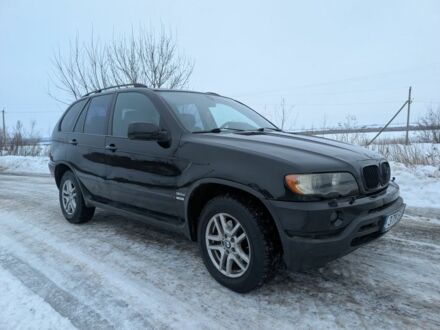 Черный БМВ Х5, объемом двигателя 3 л и пробегом 300 тыс. км за 4500 $, фото 1 на Automoto.ua
