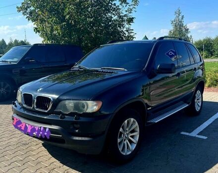 Черный БМВ Х5, объемом двигателя 3 л и пробегом 350 тыс. км за 4750 $, фото 1 на Automoto.ua