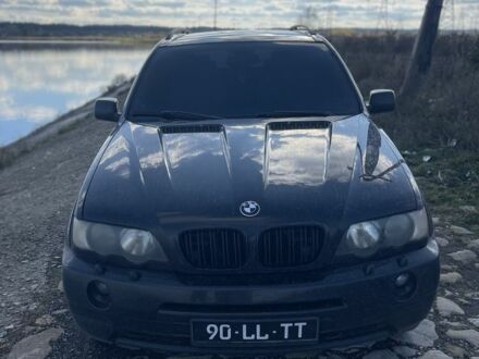 Черный БМВ Х5, объемом двигателя 3 л и пробегом 461 тыс. км за 5000 $, фото 1 на Automoto.ua