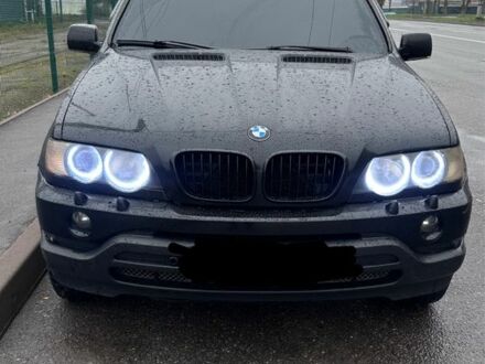 Черный БМВ Х5, объемом двигателя 3 л и пробегом 215 тыс. км за 7200 $, фото 1 на Automoto.ua