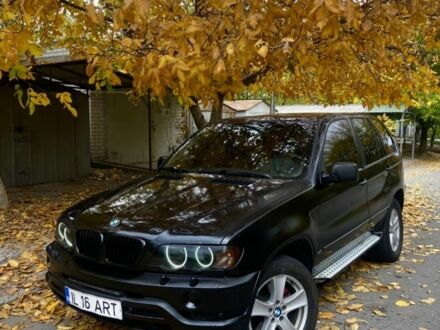 Чорний БМВ Х5, об'ємом двигуна 3 л та пробігом 381 тис. км за 4850 $, фото 1 на Automoto.ua