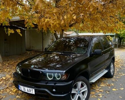 Черный БМВ Х5, объемом двигателя 3 л и пробегом 381 тыс. км за 4850 $, фото 1 на Automoto.ua