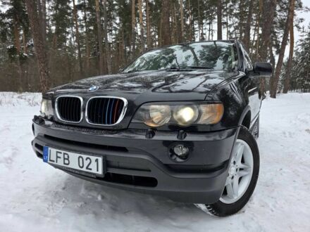 Черный БМВ Х5, объемом двигателя 3 л и пробегом 400 тыс. км за 5650 $, фото 1 на Automoto.ua